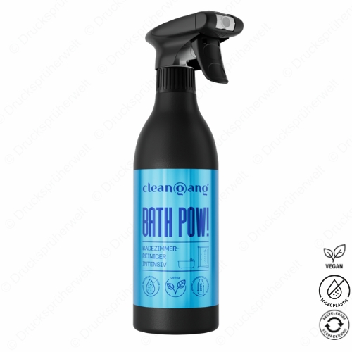 Bath Pow Badezimmerreiniger Flasche – entfernt Kalk, Seifenreste und Schmutz für strahlend saubere Oberflächen im Bad