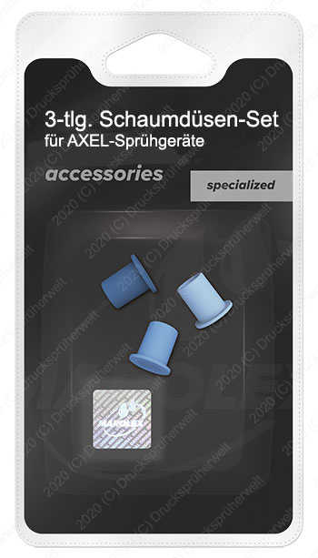 3er Set Schaumdüsen-Pads – Ersatzteile für Marolex AX2000 Schaumsprüher zur Anpassung der Schaumdichte und Sprühintensität