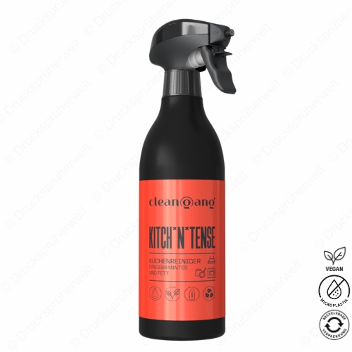 Kitchn Tense Flasche – entfernt mühelos Fett, Eingebranntes und Schmutz in der Küche, ideal für Herd, Arbeitsflächen und Dunstabzug