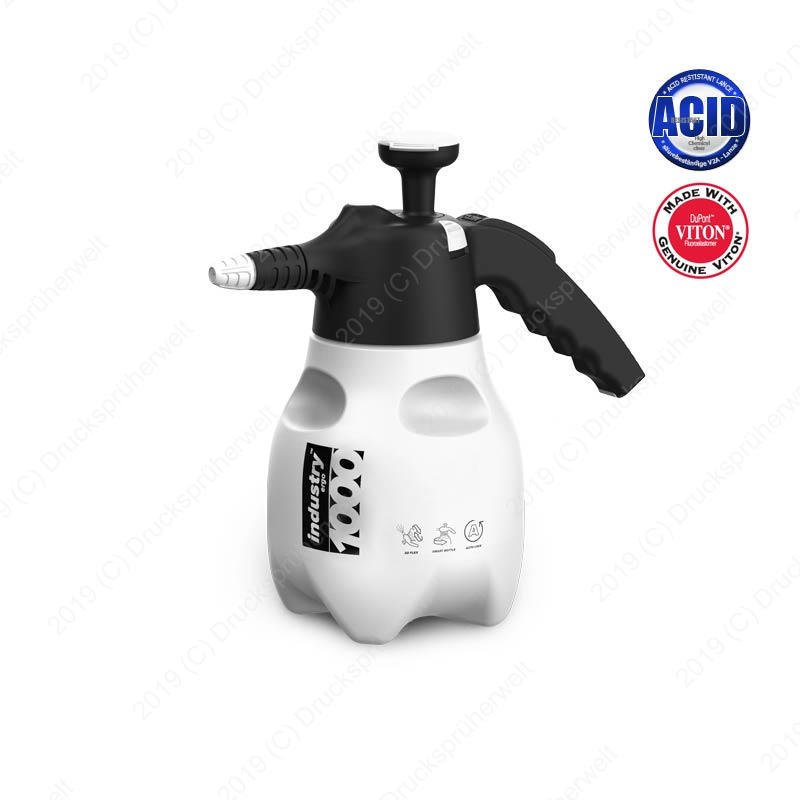 Ergo 1000 VITON Handsprüher 1l, Säure geeignet, 4bar Arbeitsdruck